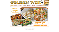 Desktop Screenshot of goldenwokburlington.com